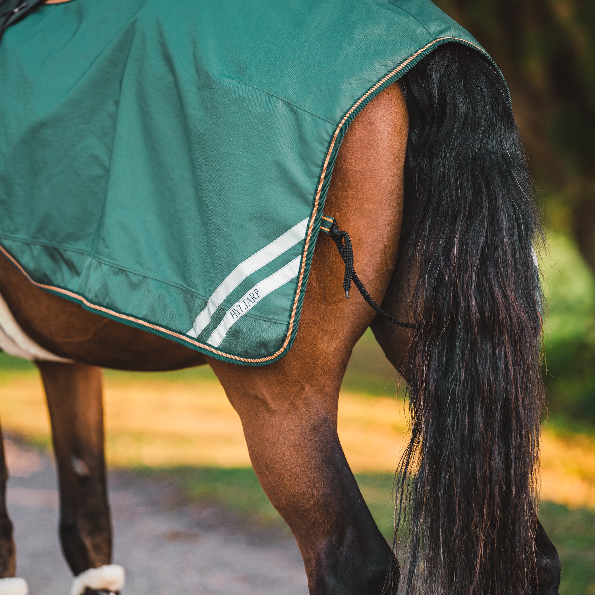 Hyltarp Ridtäcke Grön