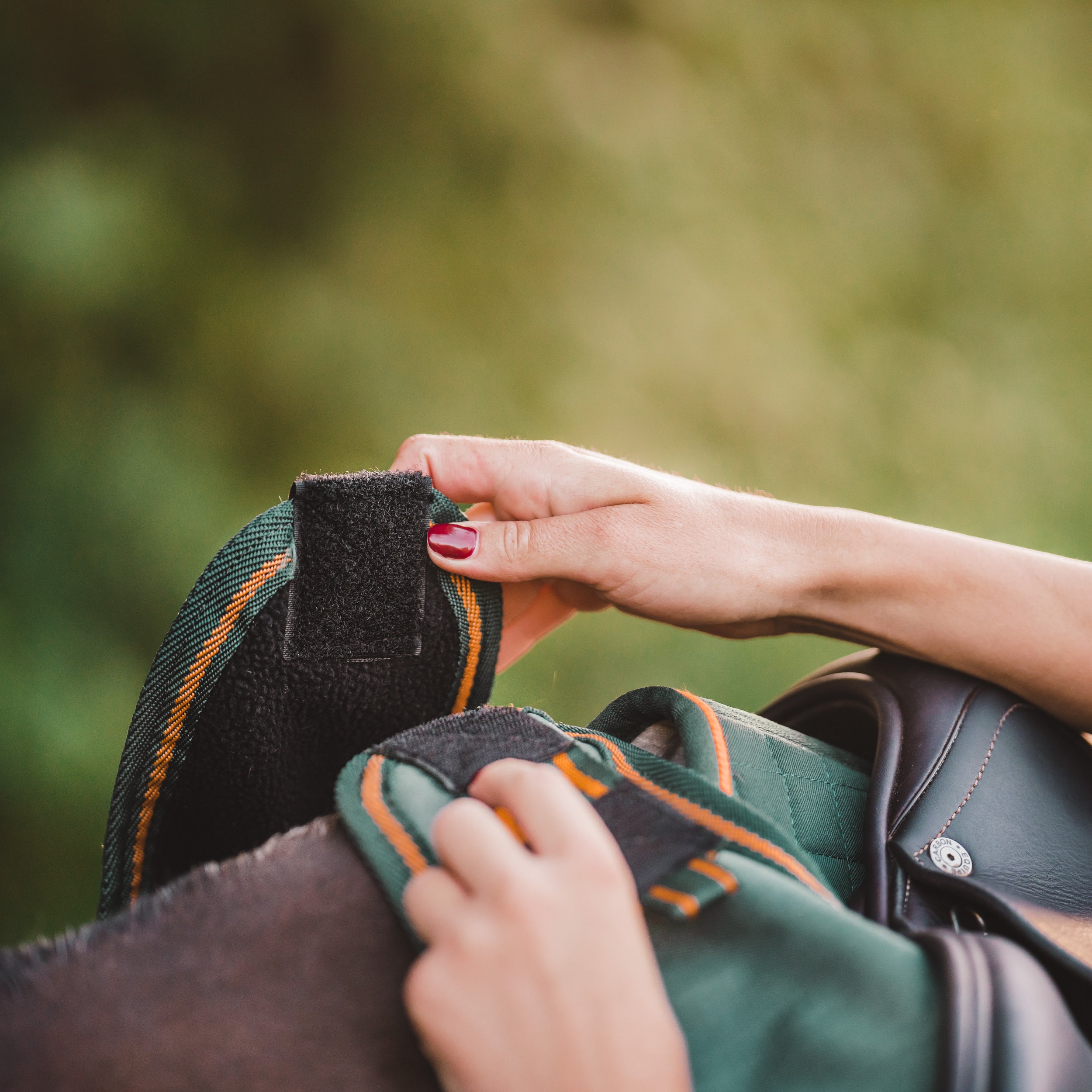 Hyltarp Ridtäcke Grön