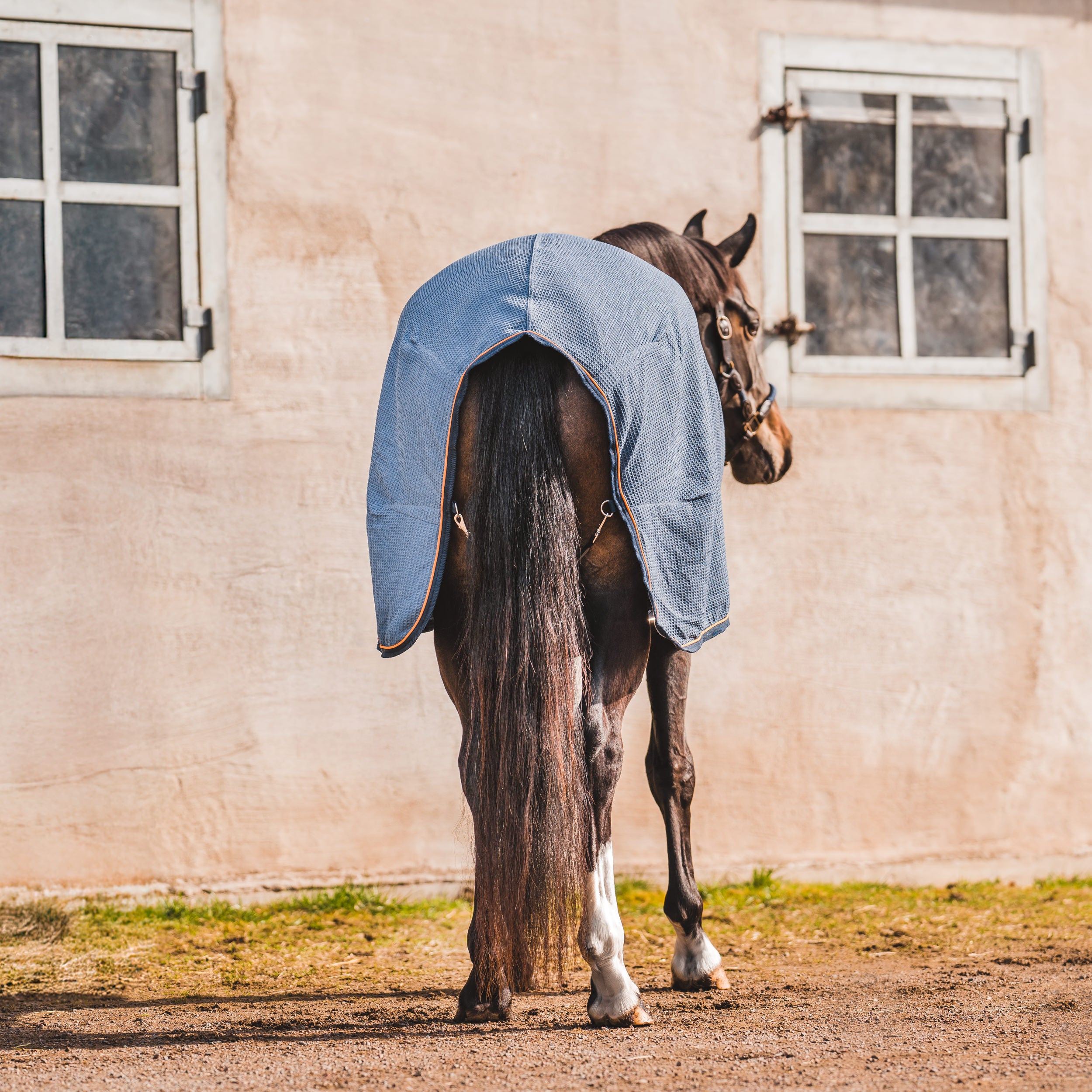 Hyltarp Waffle Dry China Blue