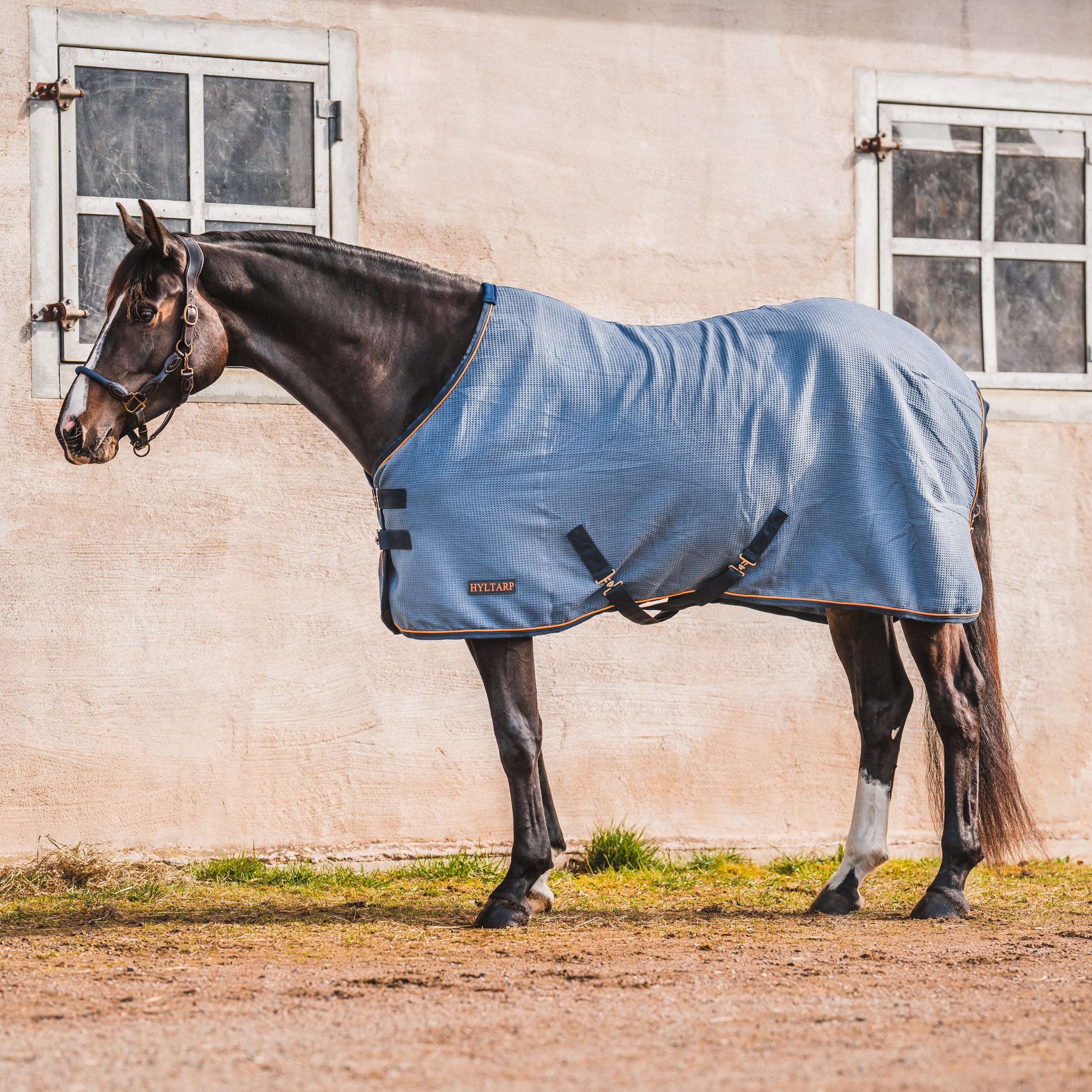 Hyltarp Waffle Dry China Blue