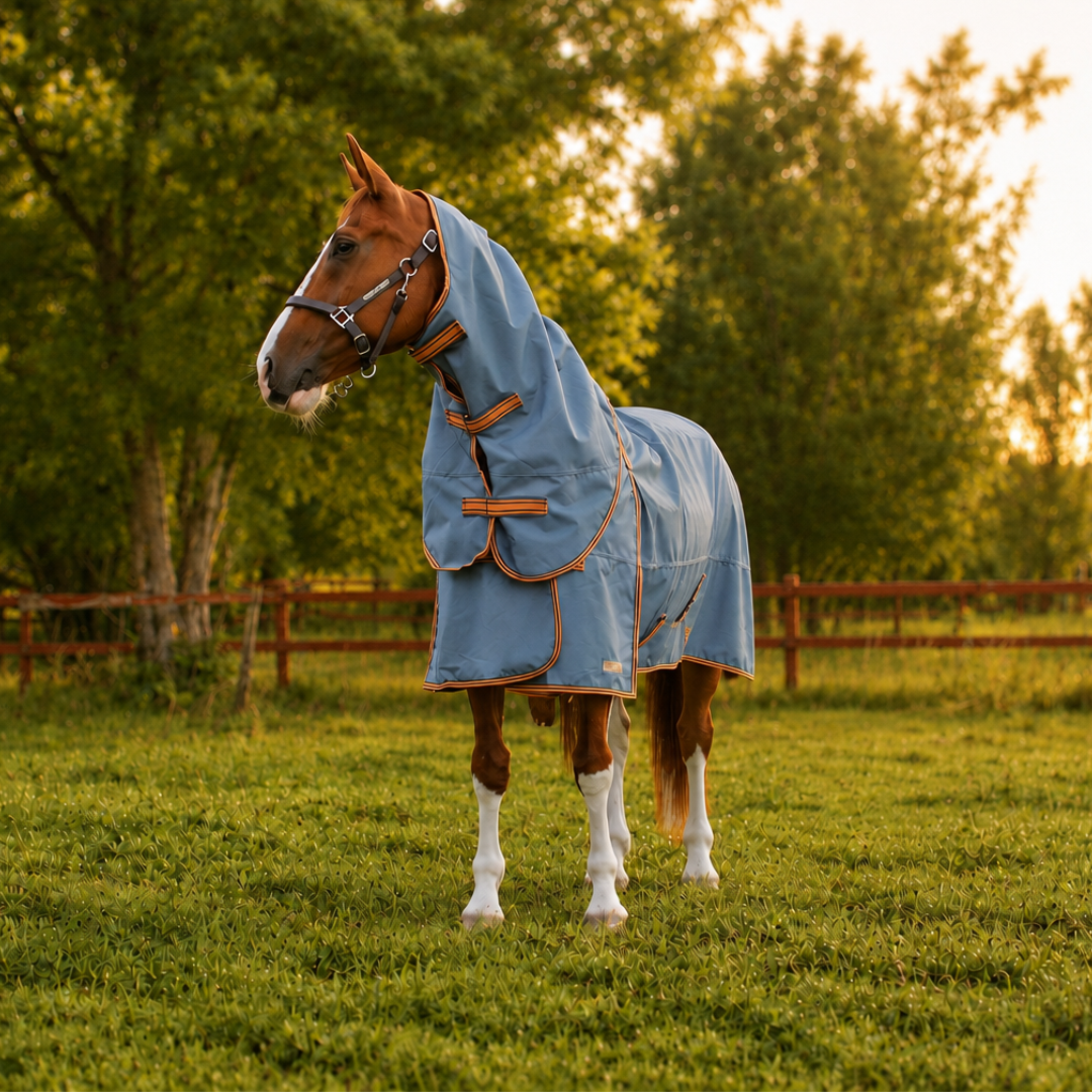 Hyltarp neck cover caisa 250g china blue 