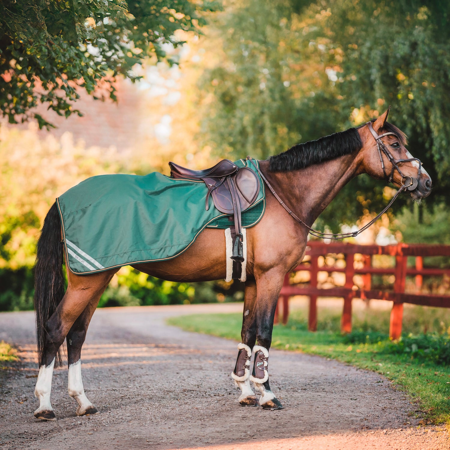 Hyltarp Ridtäcke Grön